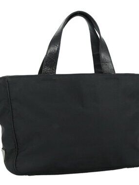 PRADA Hand Bag Nylon Black Auth bs21031